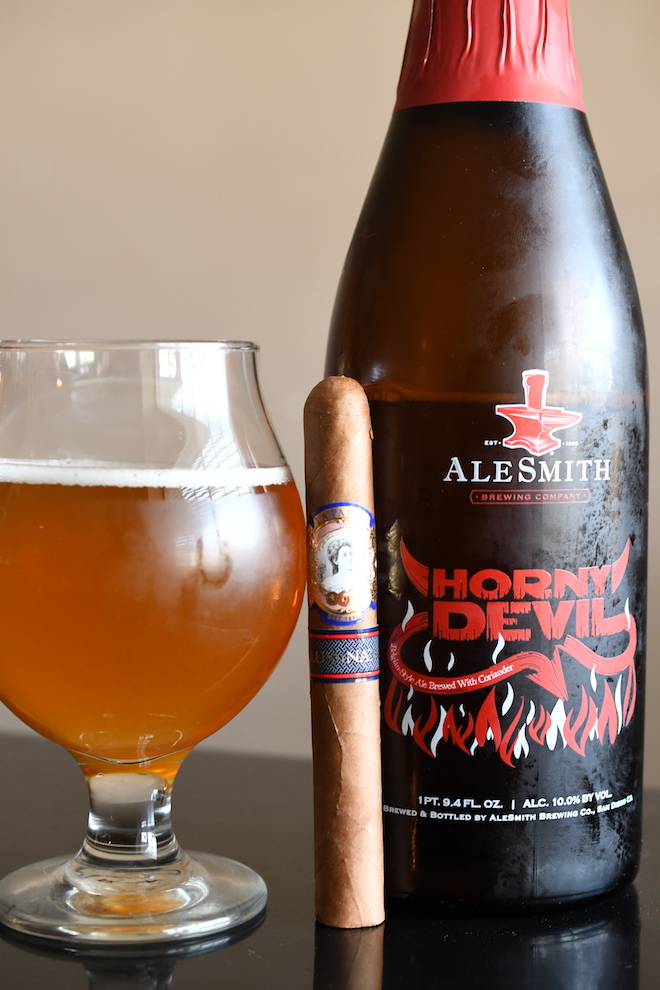 Alesmith Horny Devil Cigar Reviews Beer Pairings Casas Fumando